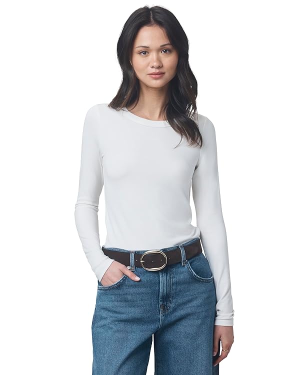 Splendid Women's Splendid X @Cellajaneblog Layering Long Sleeve Tee