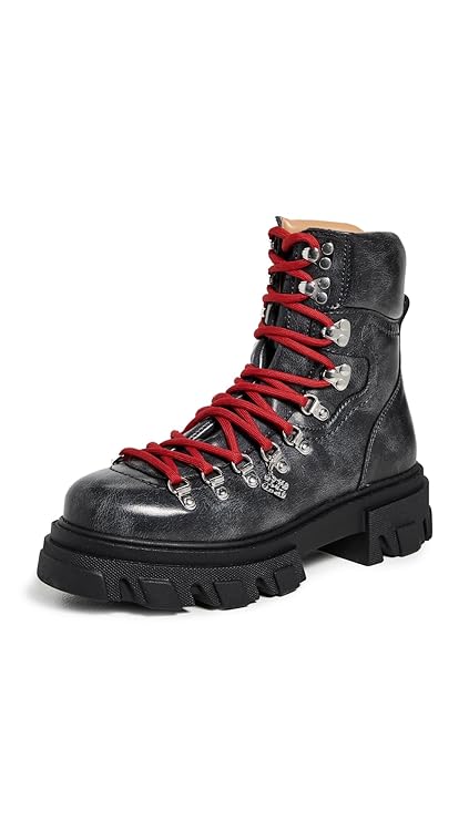 Ganni Women's Cleated Vintage Mountain Boots
