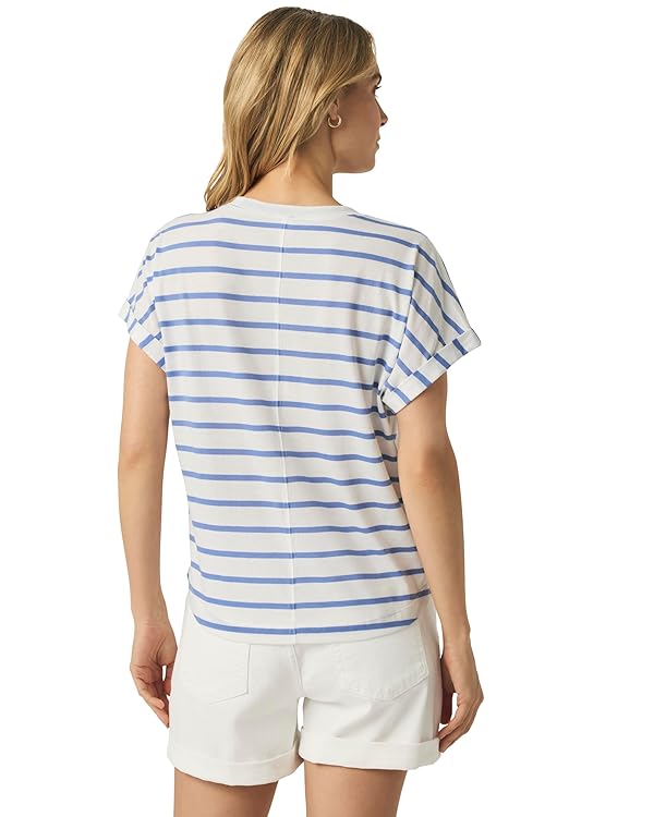 Splendid Women's Skye Short-Sleeve Stripe Tee Shirt