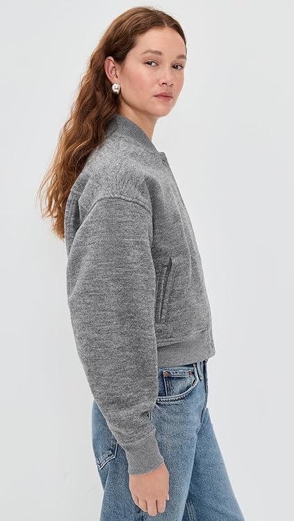 Madewell Women's Snap Front Bomber Jacket
