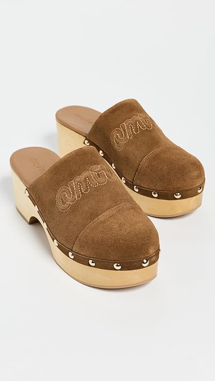 Cinq à Sept Women's Sydney Studded Suede Clogs