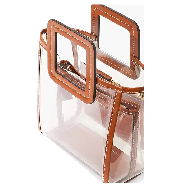 STAUD Women's Cleveland Browns Clear Mini Shirley Bag