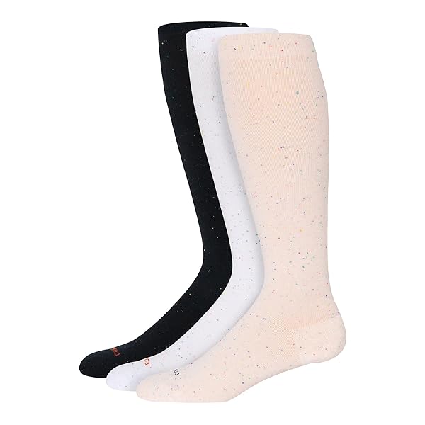 Comrad Premium Cotton Knee High Socks - 15-20mmHg Graduated Compression Socks - Soft & Breathable, Unisex