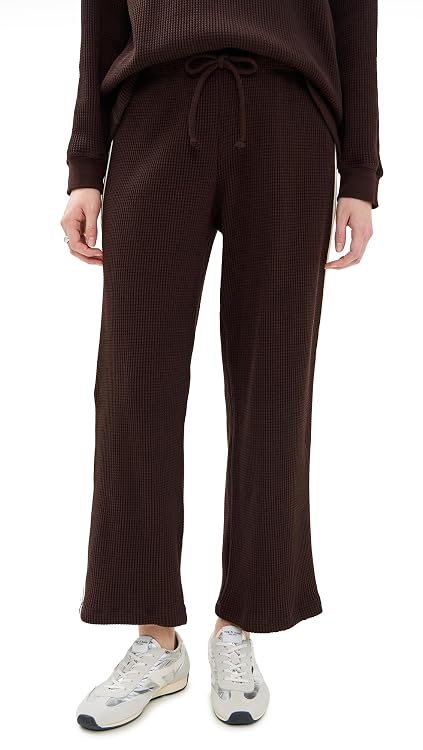 DONNI. Women's The Thermal Crop Stripe Pants