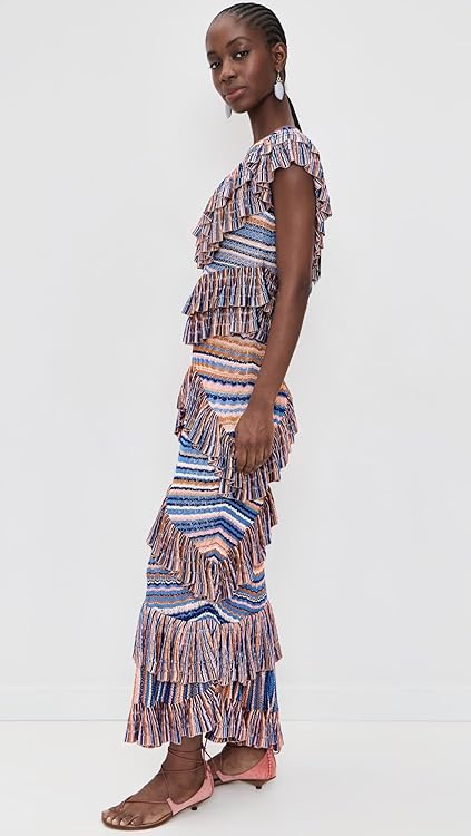 Ulla Johnson Women's Raina Ruffle Knit Dress