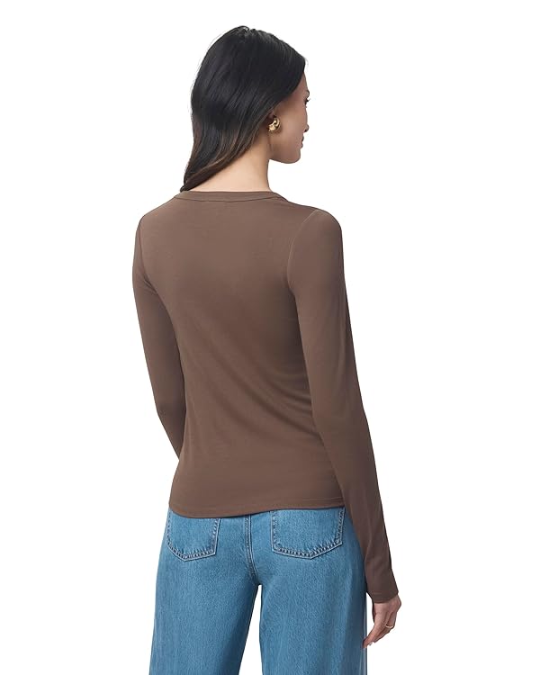 Splendid Women's Splendid X @Cellajaneblog Layering Long Sleeve Tee