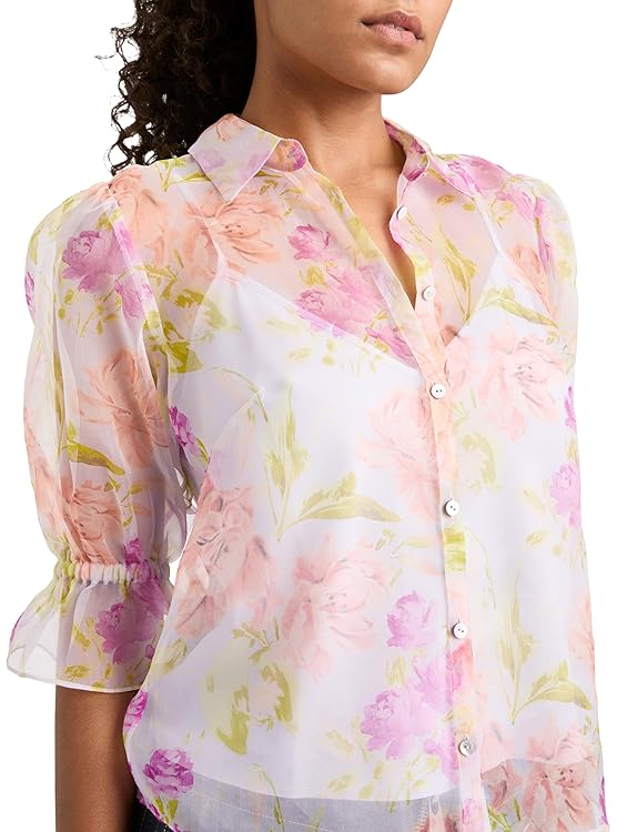 Cinq à Sept Women's Midnight Tulips Fiona Top