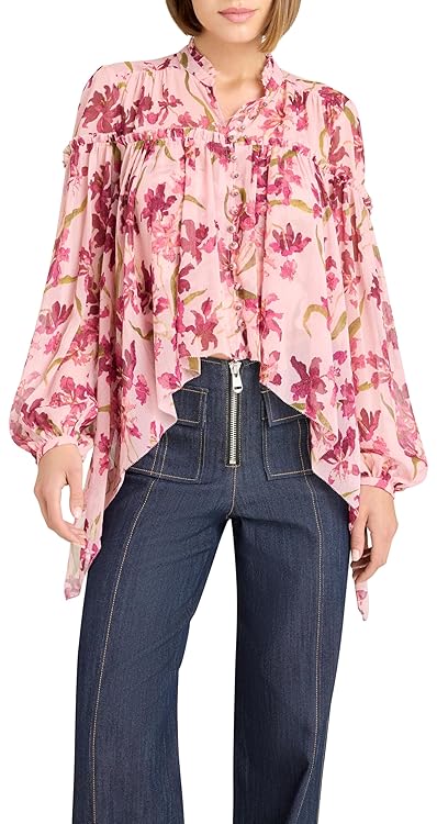 Cinq à Sept Women's Trailing Hibiscus Danny Top
