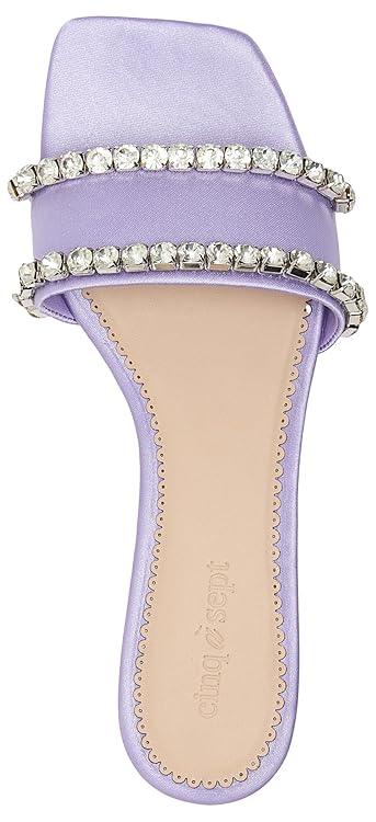 Cinq à Sept Women's Catherine Crystal Slide Sandal