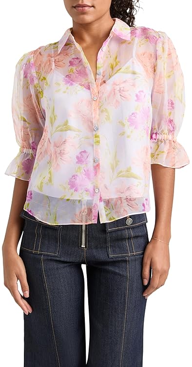 Cinq à Sept Women's Midnight Tulips Fiona Top