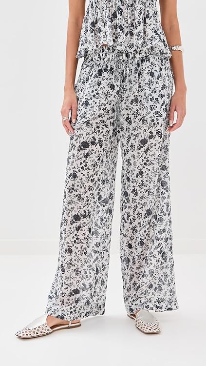 Ulla Johnson Women's Azra Wide Leg Pants Coverup