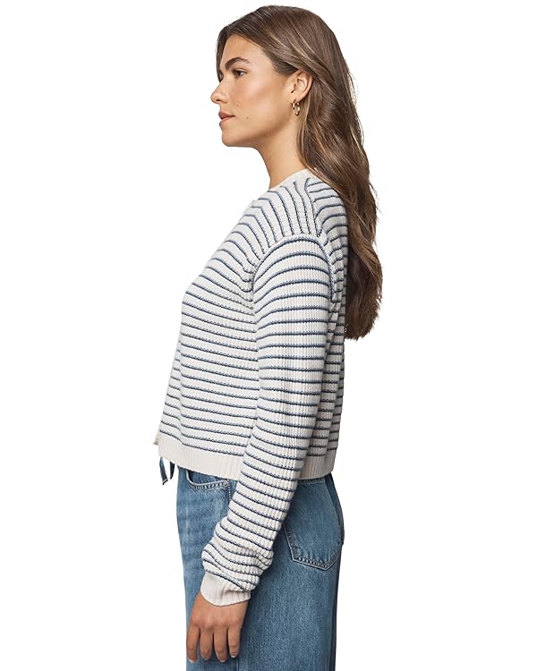 Splendid Women's Amber Stripe Crop Cardigan