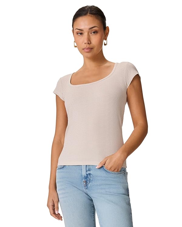 Splendid Women's Short Sleeve Scoop Tee