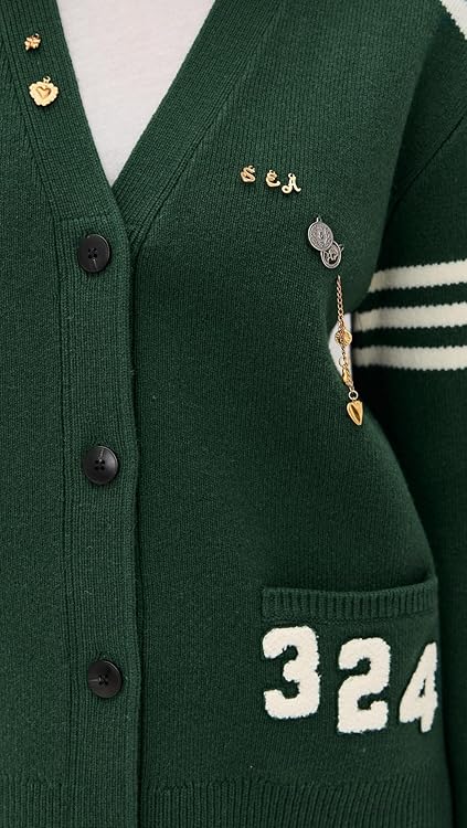 Sea Women's Arther Varsity Knit Cardigan