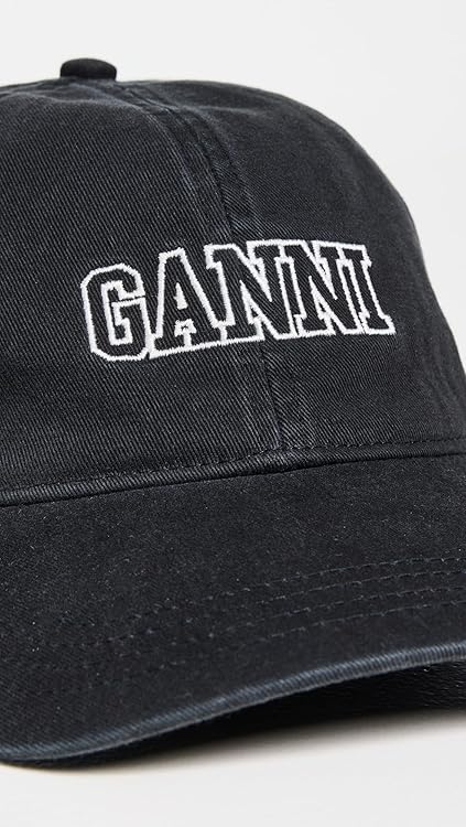 Ganni Women's Embroidered Logo Baseball Cap