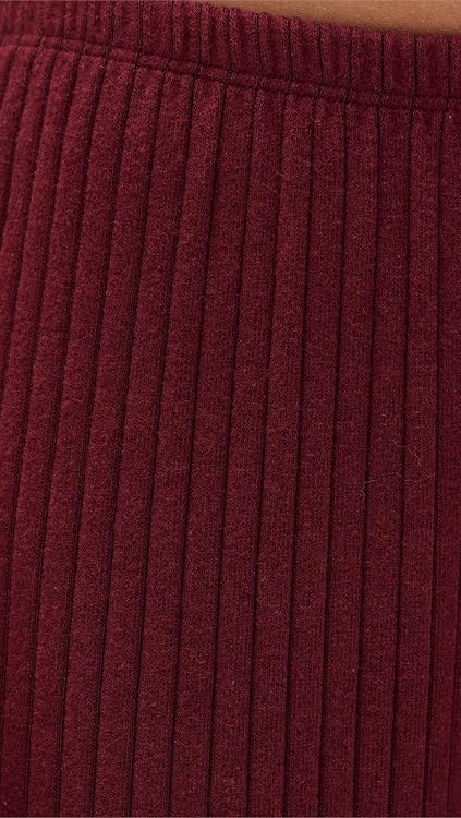 DONNI. Women's The Sweater Rib Simple Pants