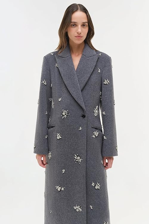 Gianni Embellished Wool Coat