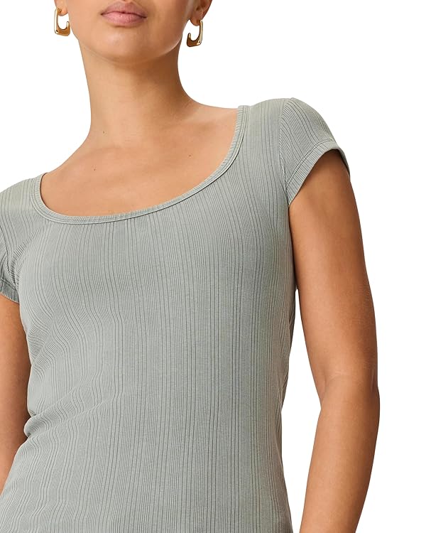 Splendid Women's Short Sleeve Scoop Tee