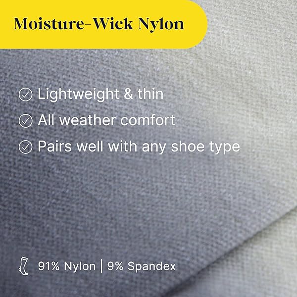 Comrad Nylon Knee High Socks - 20-30mmHg Firm Compression Socks - Soft & Breathable Support Socks