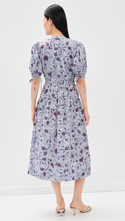 Ulla Johnson Women's Adriana Short Sleeve Cotton Dress