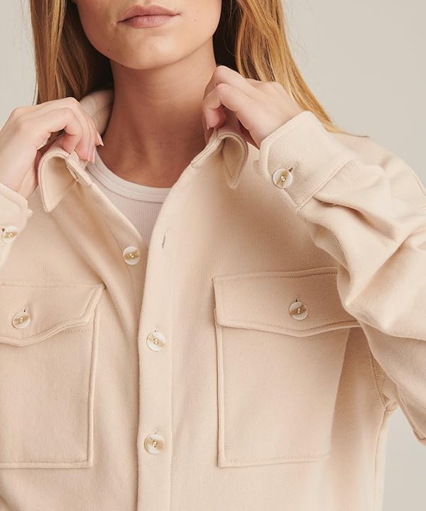 Naadam Unisex Unisex Terry Shirt Jacket