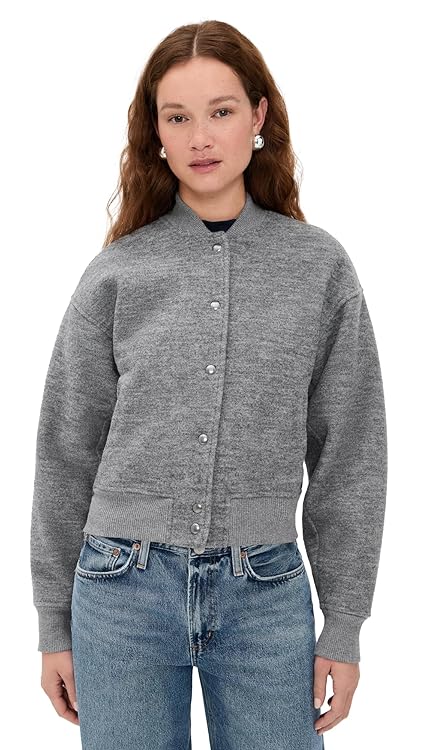 Madewell Women's Snap Front Bomber Jacket