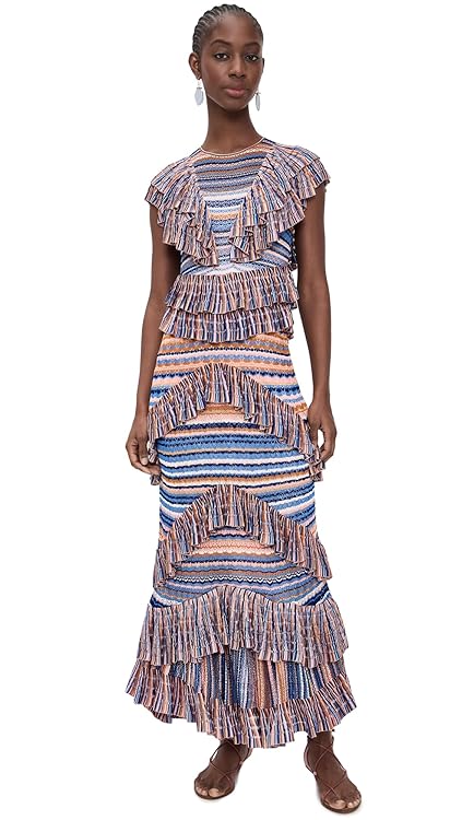 Ulla Johnson Women's Raina Ruffle Knit Dress