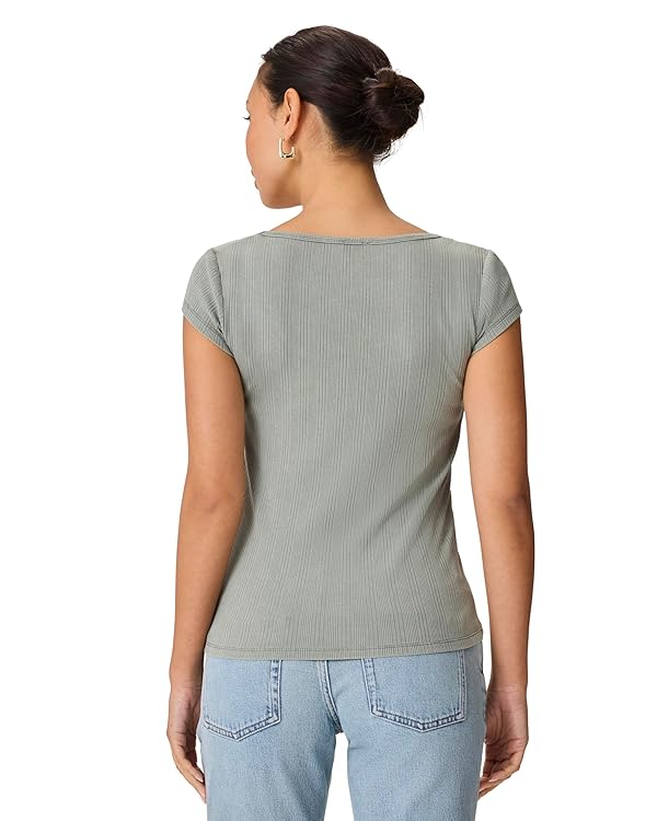 Splendid Women's Short Sleeve Scoop Tee