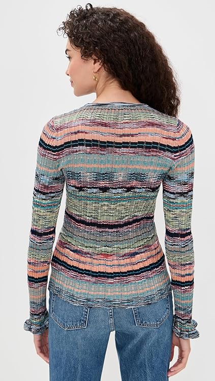 Ulla Johnson Women's Maci Long Sleeve Knit Pullover