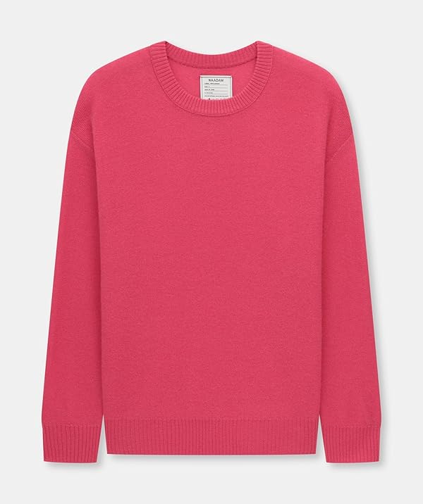 NAADAM Women's Lightweight Reversible Cashmere Crewneck Sweater