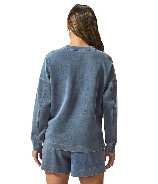 Splendid Women's Indigo Crewneck