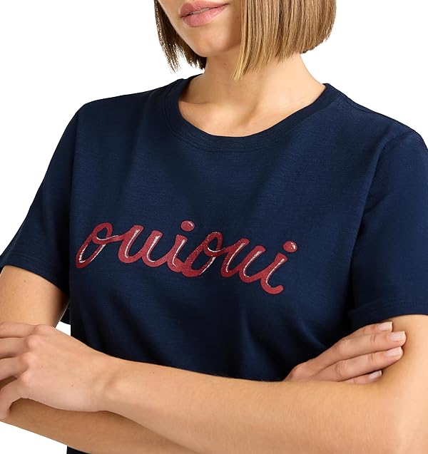 Cinq à Sept Women's Script Oui Oui Tee