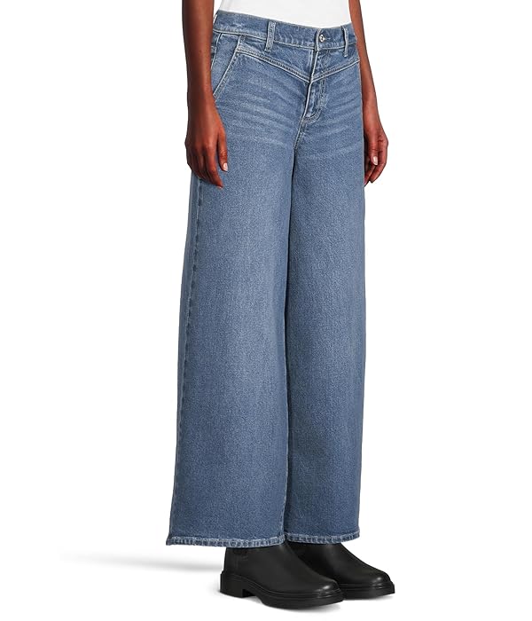 PAIGE Women's Cameron Wide Leg W Front Yoke and Trouser Pckts