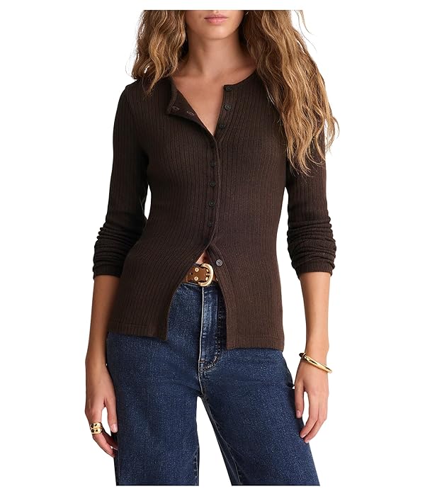 Madewell Women's Texture Mockneck Cardigan