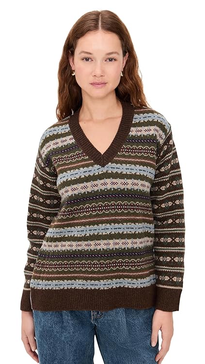 Sea Women's Ciara Fair Isle Knit Sweater