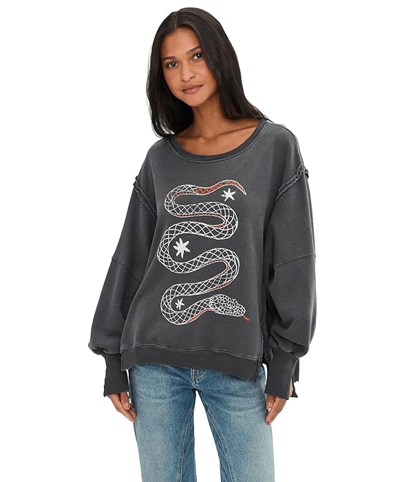 Free People Women's We the Free Graphic Camden Pullover