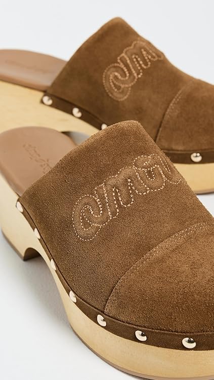 Cinq à Sept Women's Sydney Studded Suede Clogs