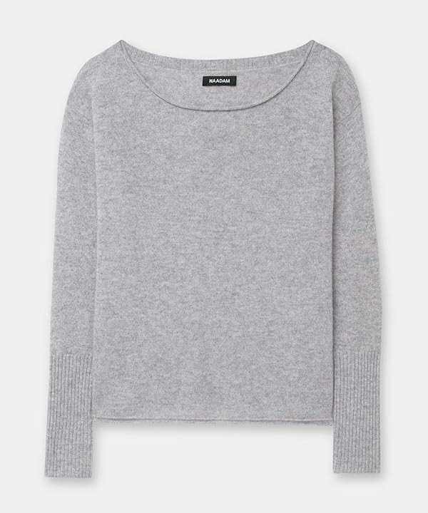 NAADAM Womens Cashmere Boatneck Sweater
