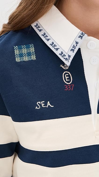 Sea Women's Claira Embroidered Rugby Shirt