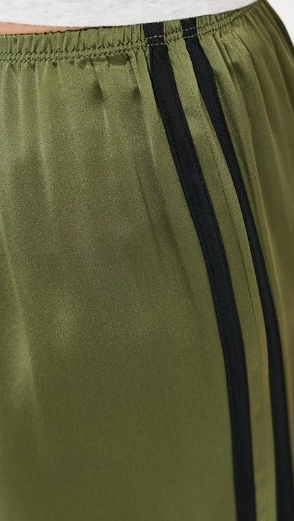 DONNI. Women's The Silk Stripe Simple Pants