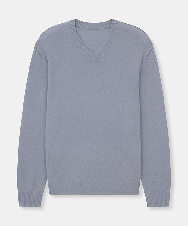 NAADAM Men's Lightweight Reversible Cashmere V-Neck Sweater