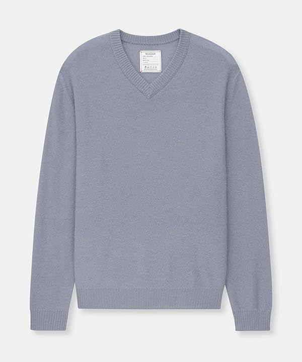 NAADAM Men's Lightweight Reversible Cashmere V-Neck Sweater