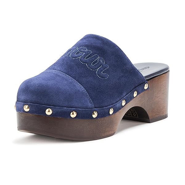Cinq à Sept Women's Sydney Studded Suede Clogs