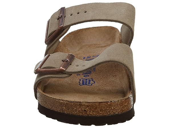 Birkenstock Arizona Soft Footbed Taupe Suede Regular Width - EU Size 37 / Women's US Size 6-6.5