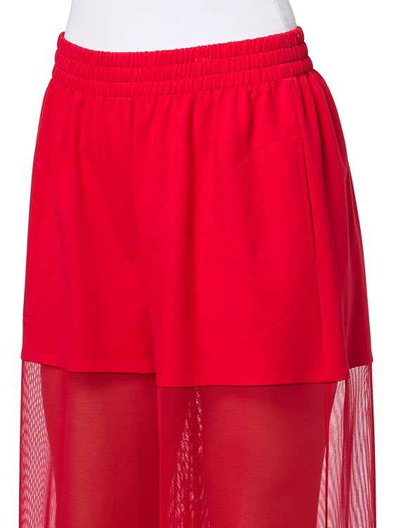 Norma Kamali Women's Boyfriend Elephant Sweatpant W/Mesh
