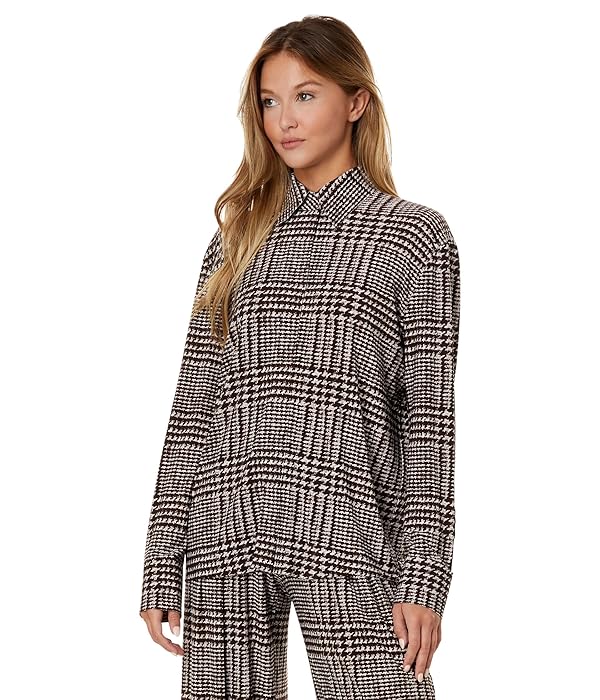 Norma Kamali Women's Nk Shirt W/Collar Stand