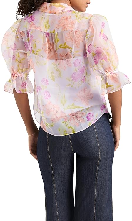 Cinq à Sept Women's Midnight Tulips Fiona Top