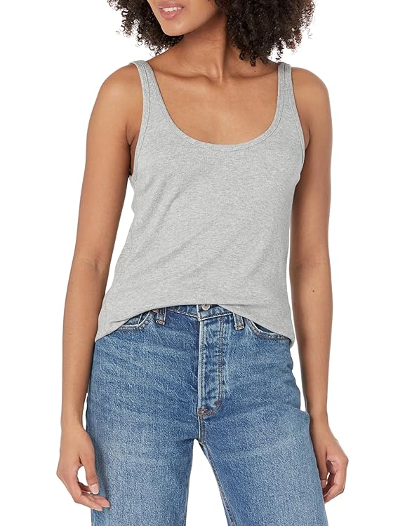 Splendid Womens Sleeveless Scoop Neck Tank