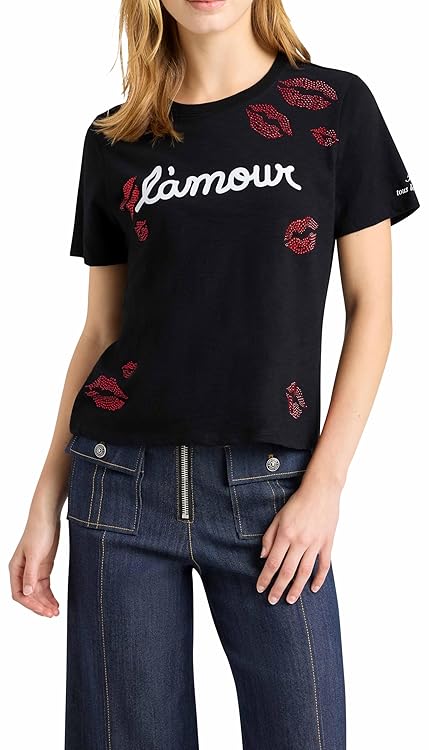 Cinq à Sept Women's Kissing Booth Shrunken Tee