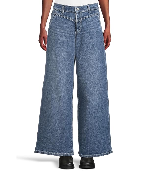 PAIGE Women's Cameron Wide Leg W Front Yoke and Trouser Pckts